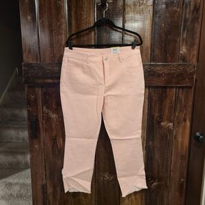 NWT Inc skinny leg regular ankle mid rise womens pants size 14